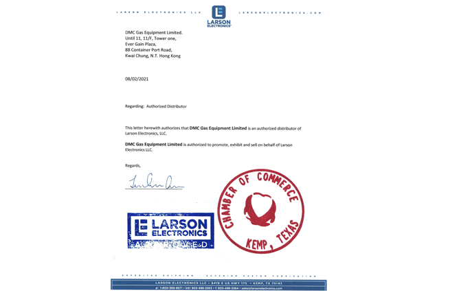 Larson Electronics Proxy Certificate