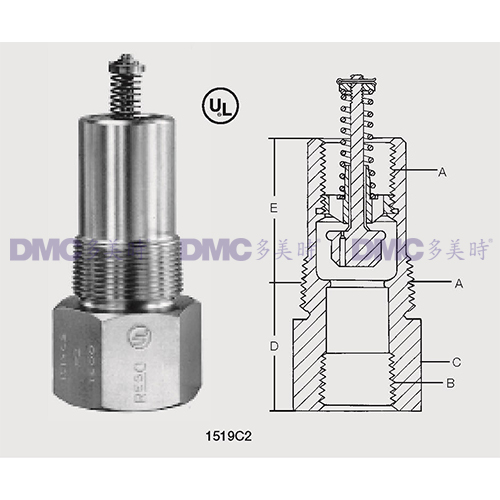 RegO LPG Excess Flow Check Valve